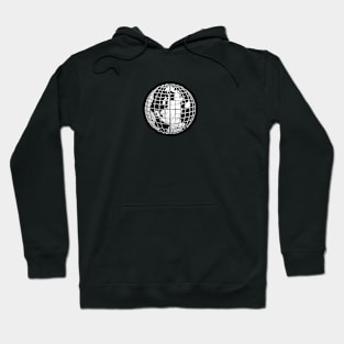 save the earth icon, earth vintage hand drawing design Hoodie